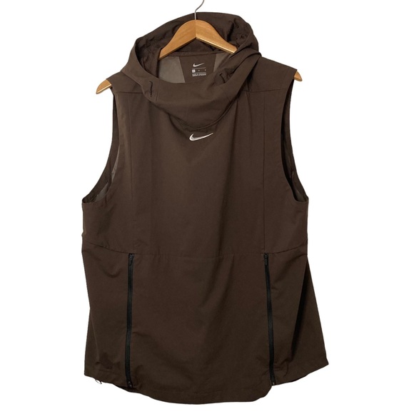 Nike Other - NIKE Alpha Fly Rush Ventilated Hooded Vest Size L